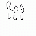 Mark signs the sentence, "Hello, I made MSL. It will be a big language for all mute OCs, like me!" in MSL.