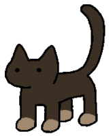 Oscar in his quadrupedal form.